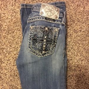 Girls Miss Me Bootcut Jeans!